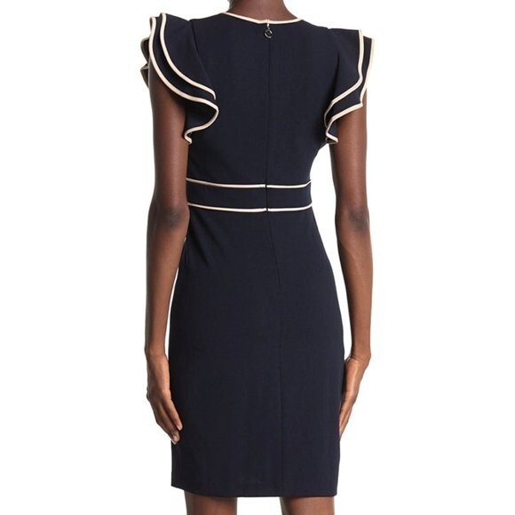 TOMMY HILFIGER Flutter Sleeve Dress - 8 - Picture 6 of 6